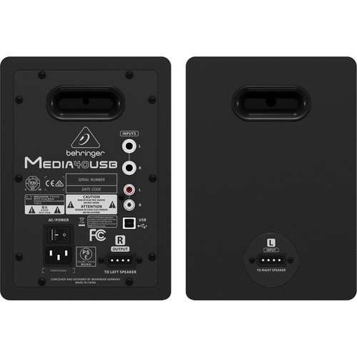 Behringer media 40usb altavoces de monitor digital bi-Amplificado de alta resolución